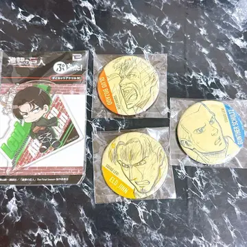 진격의 거인 WIT STUDIO 캔뱃지 리바이 아크릴 키링