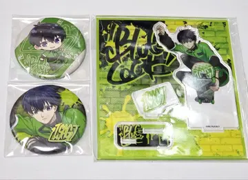 블루 록 아크릴 스탠드 캔뱃지 이사기 요이치