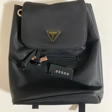 GUESS 나일론 블랙 미니 백팩 미니 백팩