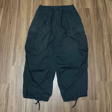 블랙 카고 팬츠 4 포켓