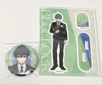 블루 록 드레스업 아크릴 스탠드 캔뱃지 이사기 요이치