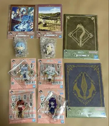 장송의 프리렌 1번 복권 치요코노코 2종 아크릴 스탠드 4종 H G상