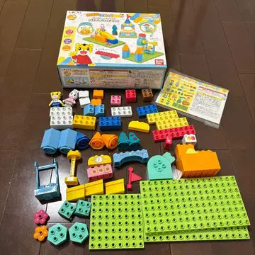 BANDAI 미끄럼틀과 그네의 공원 블록 세트 호비(시마지로) 새상품급