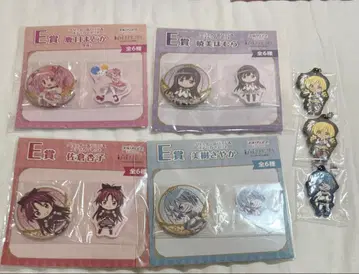 마마마 제일복권 카나메 마도카 캔뱃지&스티커 세트