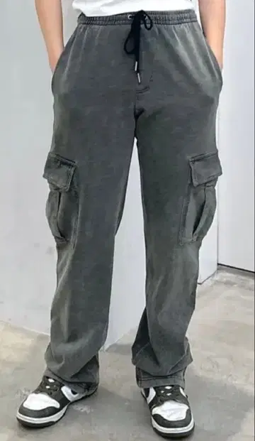 X-girl 루즈핏 맨투맨 카고 팬츠