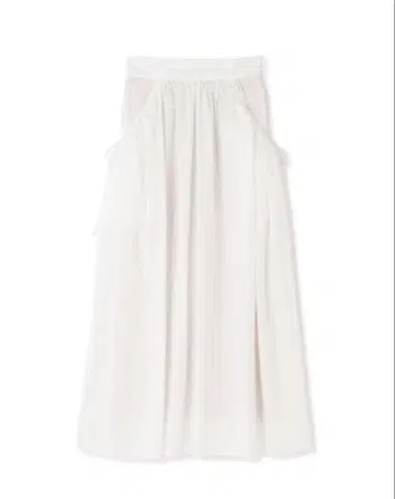 NATURAL BEAUTY 화이트 플레어 스커트 S 사이즈