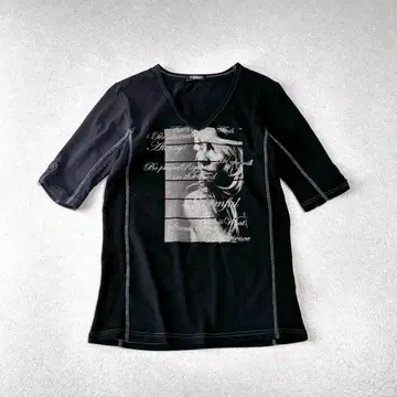 TORNADO MART 도킹 탑 블랙 00s y2k