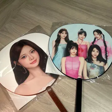 르세라핌 부채 2개 세트