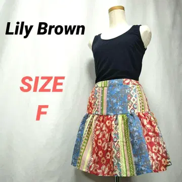 Lily Brown 릴리 브라운 도킹 원피스 꽃무늬 플레어