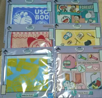 도라에몽 제일복권 타월 전 6종 묶음 판매