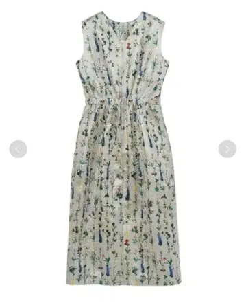 [택 포함 새상품] ANAYI 아나이 라인 플라워 자카드 I 라인 원피스