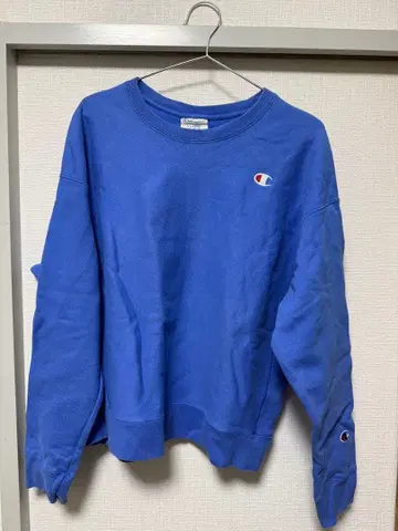 Champion 리버스 위브 맨투맨 블루 XL