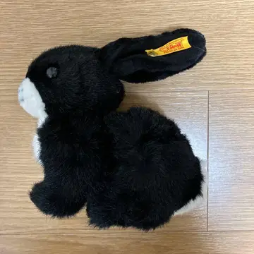 슈타이프 Steiff 봉제 인형 토끼 검정 흰색