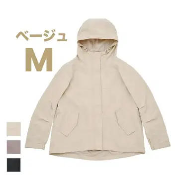 여성용 씬리스 발수 마운틴 후드티 워크맨 WORKMAN 베이지