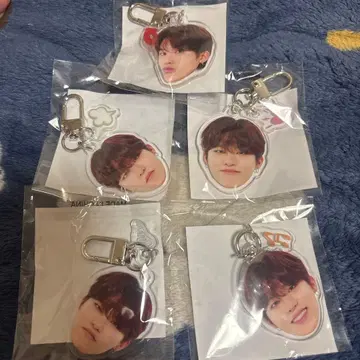 treasure 희로애락+키스 얼굴 키링 [정우]