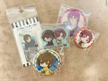 문호 스트레이독스 다자이 오사무 오다 사쿠노스케 캔뱃지 키링