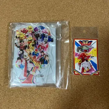 기계전대 젠카이저 FLT 아크릴 스탠드 & 키링 세트 [ 미개봉 ]