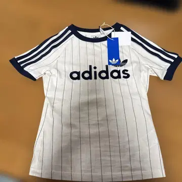 adidas 스트라이프 반팔 T셔츠