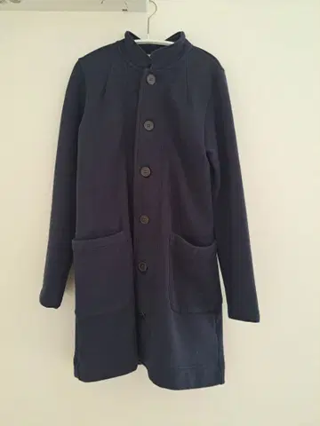 NATURAL LAUNDRY 네이비 롱 코트