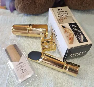 알토 메탈 마우스피스 (골드) & YAMAHA 수지 리드