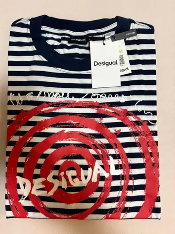 [ 새상품 초특가 ] Desigual 스트라이프 T셔츠