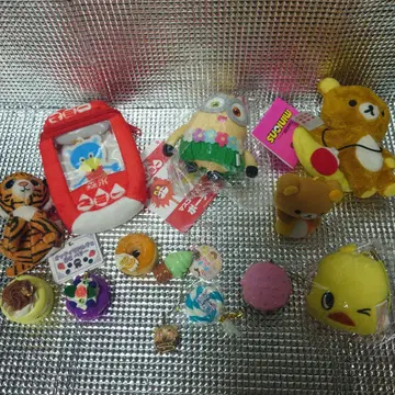 헤이세이 레트로 리락쿠마 캐릭터 마스코트 키링 세트