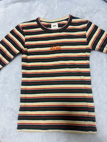 VANS 스트라이프 반팔 T셔츠