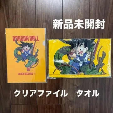 드래곤볼 타워 레코드 클리어 파일 타월 세트