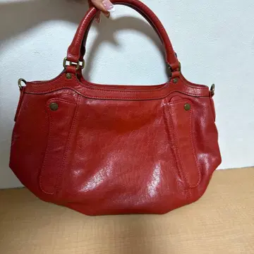 [ 새상품 ] Dakota 가죽 토트백 빨간색
