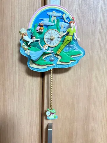 [레어] 피터팬 월 클락 70주년 굿즈 시계