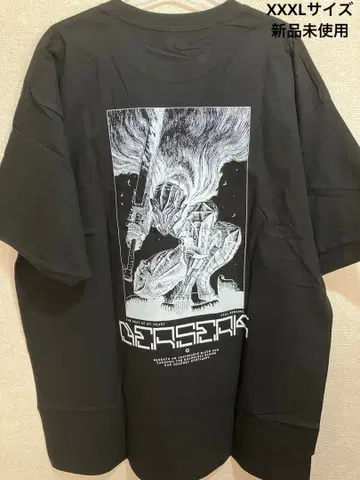 베르세르크 T셔츠 XXXL 사이즈 미사용 새상품 두꺼운 원단 블랙