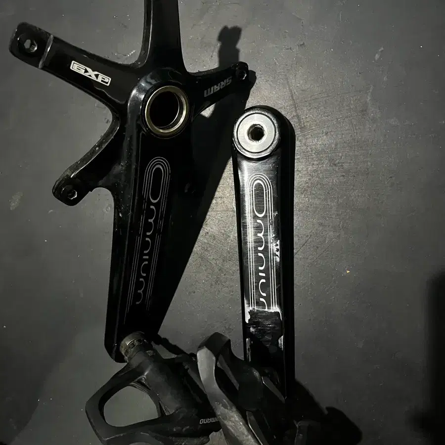 SRAM Omnium クランク 165mm Black SRAM OMNIUM クランクセット 165mm
