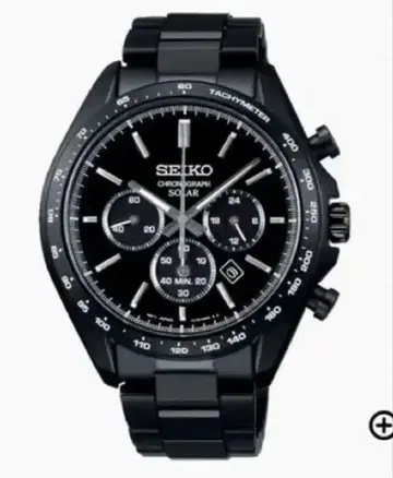 SEIKO 크로노그래프 SBPY169 솔라 시계 블랙
