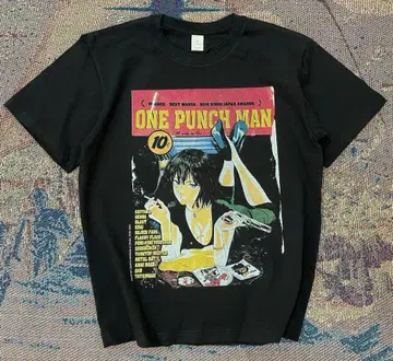 원펀맨 후부키 M Pulp Fiction 90s 셔츠