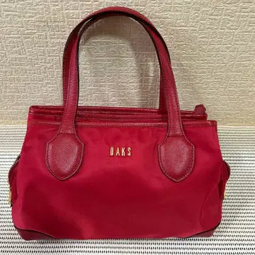DAKS 닥스 핸드백 레드 고급 가죽 느낌 여성용 고급 디자인
