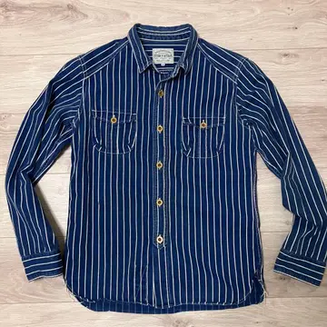 스튜디오 D'ARTISAN 다루치잔 스트라이프 셔츠 인디고