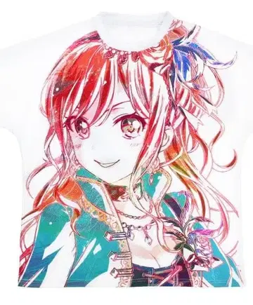 [새상품] 뱅드림 Roselia 이마이 리사 풀 그래픽 T셔츠 L사이즈