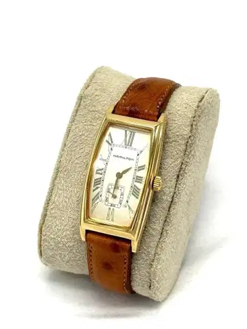 [새상품급] 해밀턴 시계 카알라일 골드 빈티지