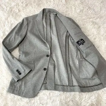 BEAMS 테일러드 자켓 맨투맨 그레이