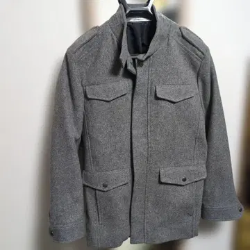 renoma HOMME 그레이 울 코트