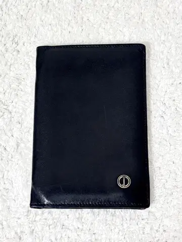 던힐 새상품급 빈티지 블랙 가죽 명함지갑