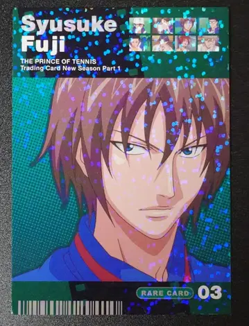테니스의 왕자님 테니프리 트레이딩 카드 레어 후지 슈스케 희귀