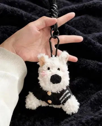 강아지 봉제 인형 키링
