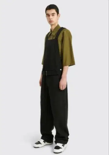 드리스반노튼 오버롤 Black DRIES VAN NOTEN