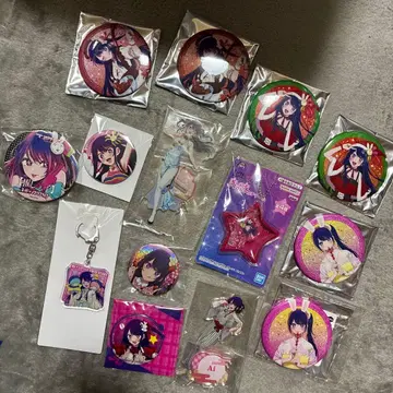 최애의 아이 아크릴 스탠드 캔뱃지 세트