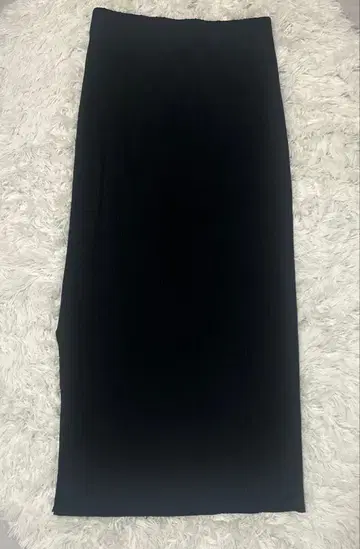 [노블] 토탄 타이트 골지 스커트 블랙 38