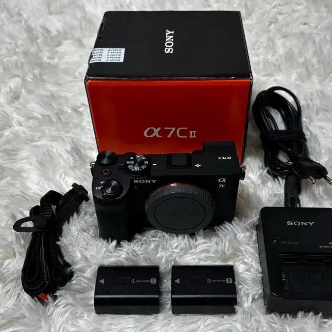 소니 A7C II 풀프레임 카메라 블랙