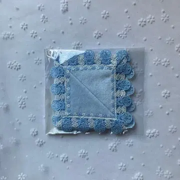 치카자와 레이스 손수건 도라에몽 블루 미개봉 새상품