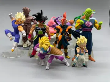 개봉 완료 드래곤볼 HG 묶음 판매 9체 세트