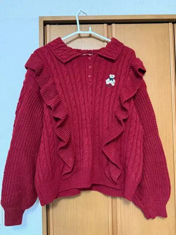 쿠틸 테디베어 콜라보 니트